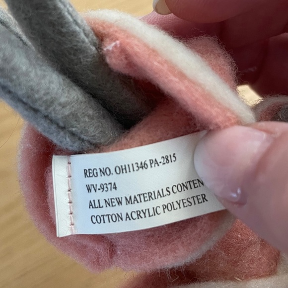 Heart Felts Midwest of Cannon Falls Fancy Cat Ornament Pink & Gray 1920s Flapper - Picture 6 of 8